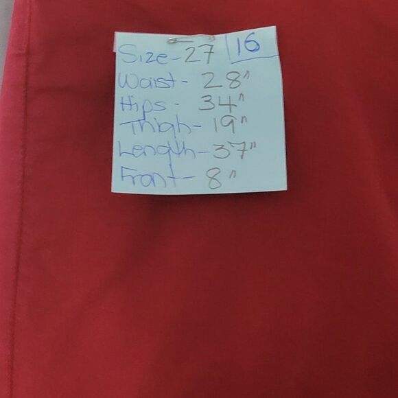 * * J BRAND BURGUNDY/WINE COLOUR SLIGHT STRETCH JEANS Final Discount - Picture 4 of 9